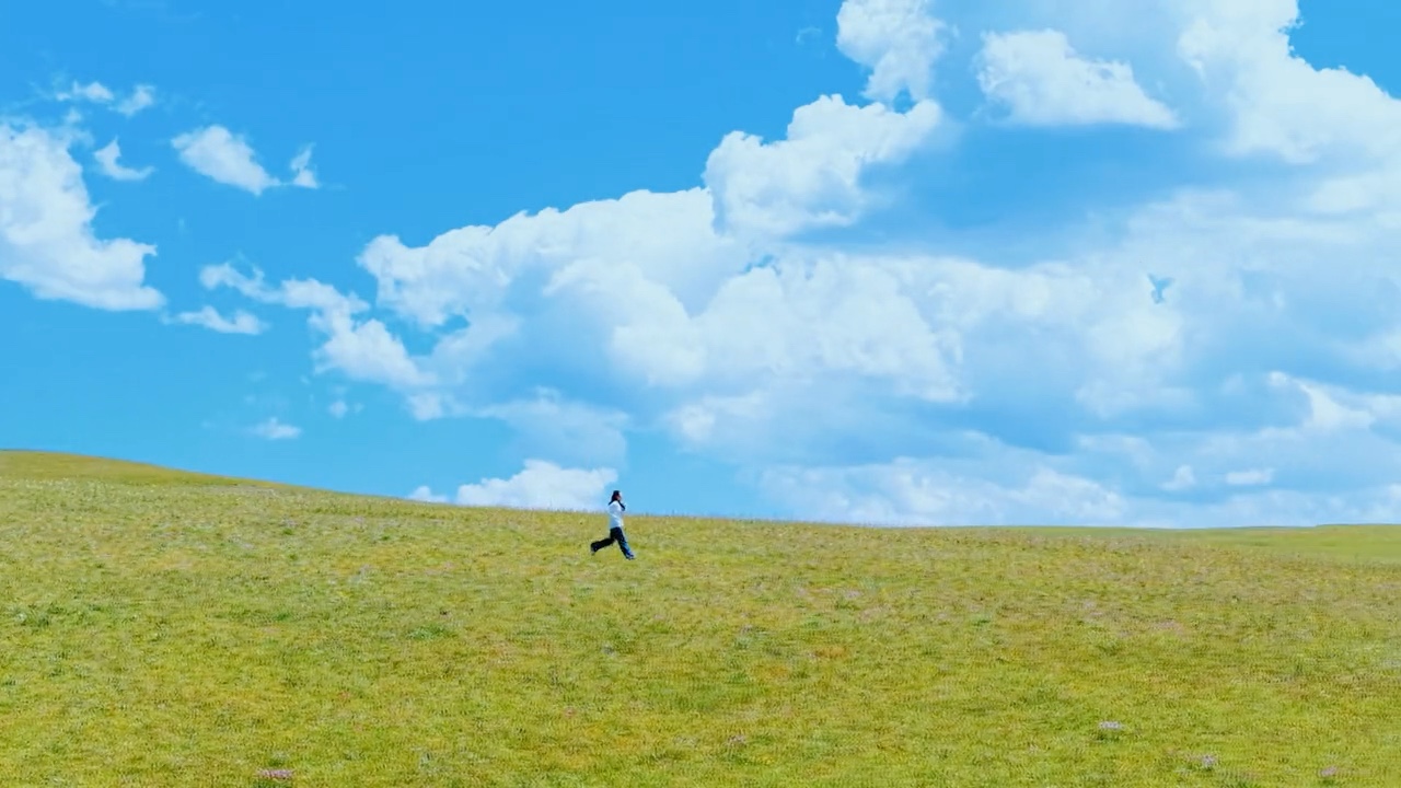 喀拉峻草原奔跑